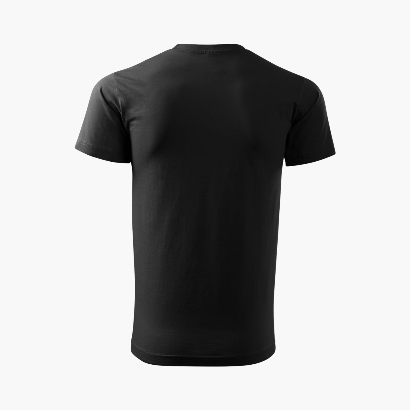 Schwarzes Basic-T-Shirt