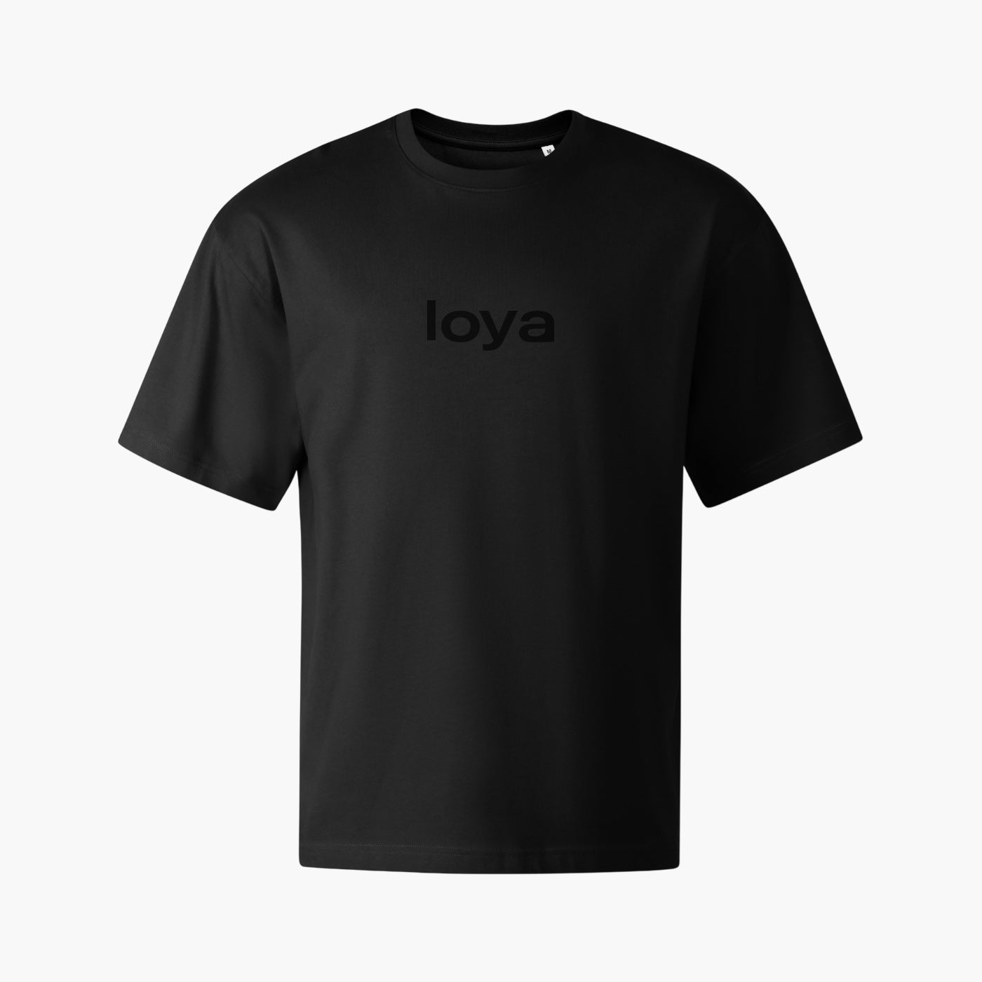 Lässiges schwarzes T-Shirt