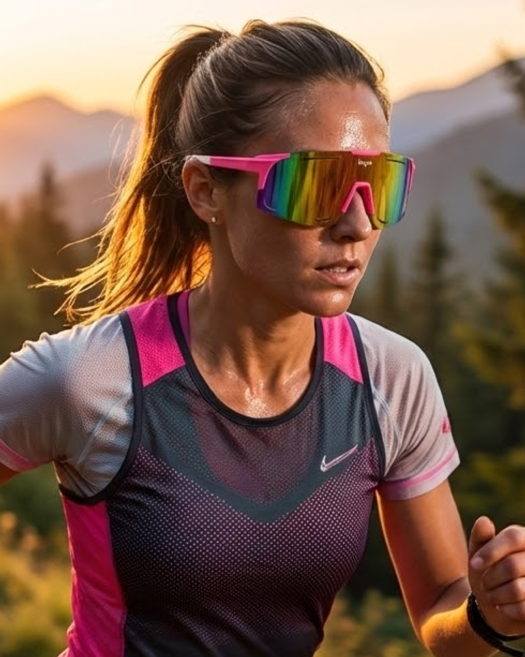 Sport sunglasses.